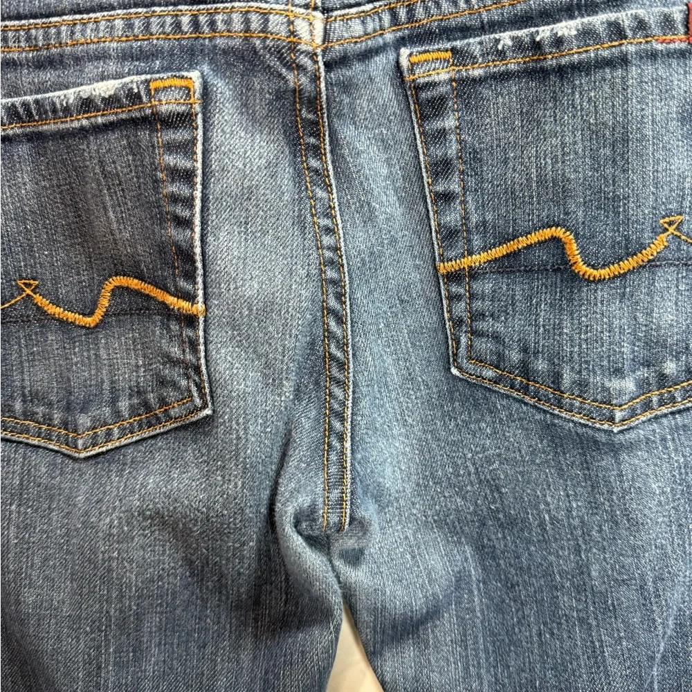 7 For All Mankind Bootcut Jeans 28x27 Medium‎ Wash USA